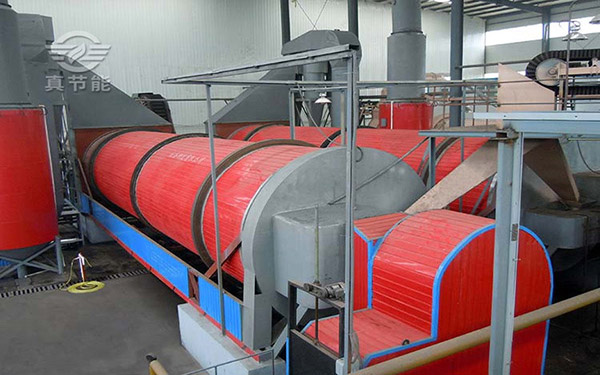 土豆渣烘干機(jī)運行