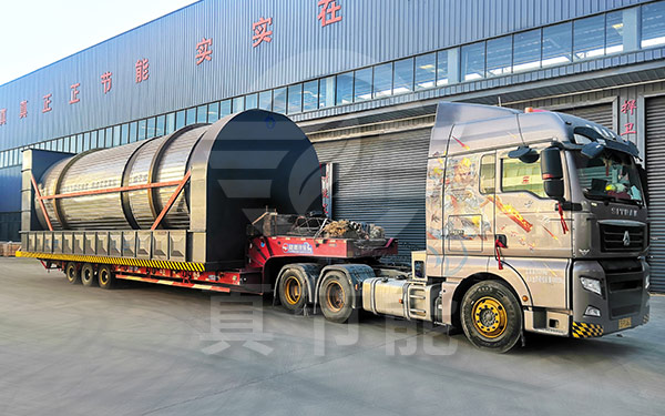 酒精渣烘干機(jī)運(yùn)輸現(xiàn)場(chǎng)